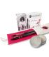 SET N. 2 PENNELLI "SILVIA MOLINARI" con sapone e astuccio folder in tela - NUOVO KIT