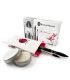 SET N. 2 PENNELLI "SILVIA MOLINARI" con sapone e astuccio folder in tela - NUOVO KIT
