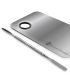 Rectangular stainless steel palette with spatula included – small version