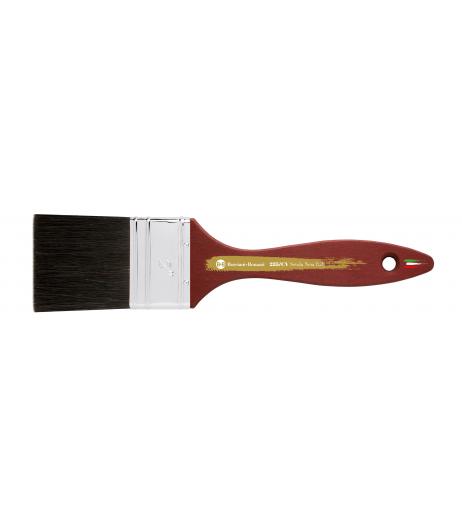 Series 235/CV triple thickness mottler brush with blonde hog  bristle and plastic handle