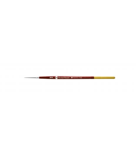 Series 20 round brush for micro-painting with synthetic fibre and short handle.