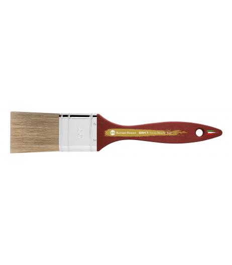 Series 230/CV triple thickness mottler with blonde hog bristle and wooden handle.
