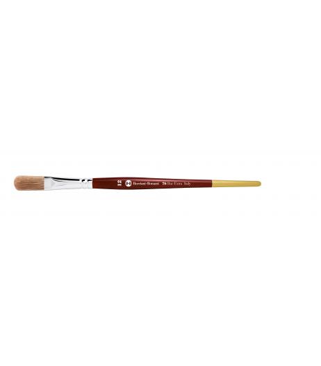 Series 76 brush with ox hair and short handle.