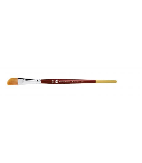 Series 8 sword brush with gold synthetic fibre and short handle.