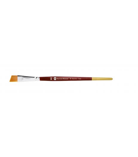 Series 7 angled brush with gold synthetic fibre and short handle.