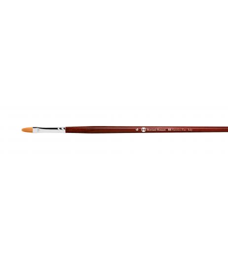 Series 83 cat's tongue brush with gold synthetic fibre and long handle.