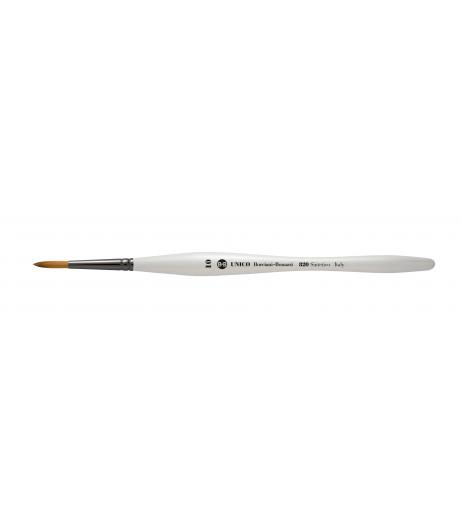 Series 820 UNICO round brush in flamed synthetic fibre and balanced handle