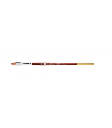 Series 372/C cat's tongue brush with light ox hair and short handle.