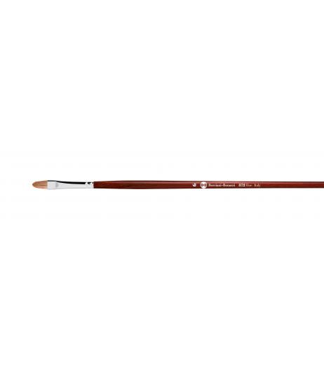 Series 372 cat's tongue brush with light ox hair and long handle.