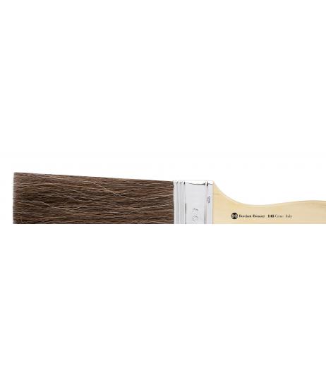 Series 145 flogger brush with horsehair and wooden handle