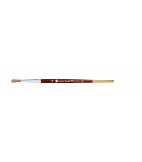Series 77 round domed brush with ox hair and short handle.